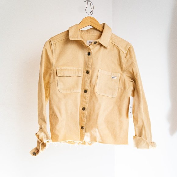 RVCA Daze Demin Cut Off Jacket - Picture 1 of 3